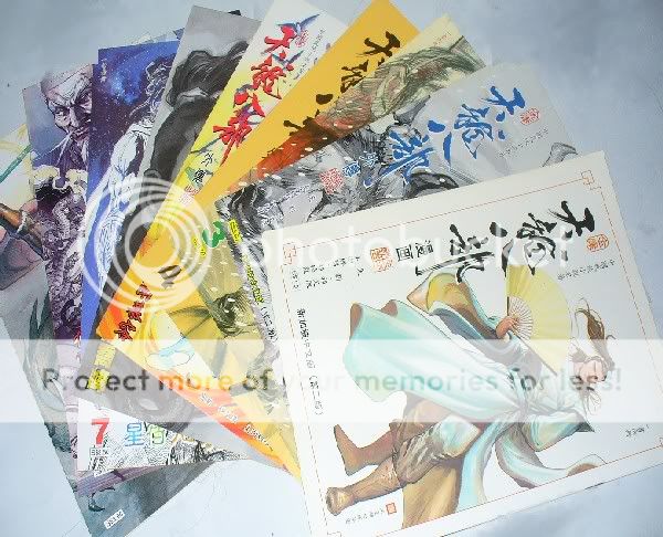 C002 Chinese Comics Jinyong Tian Long Ba Bu Semi God Demi Devil 1-100 (Complete Set)