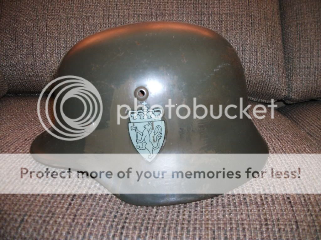 WW2 German Helmet M35 air vents couple