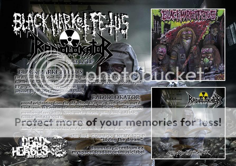 Radiolokator / Black Market Fetus split 12"LP